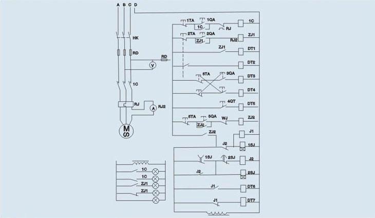 安（ān）全閥性（xìng）能測試台電器係統原理圖